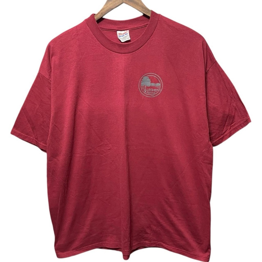 Vintage 90s Allegheny National Forest PA short sleeve crewneck graphic T-shirt
